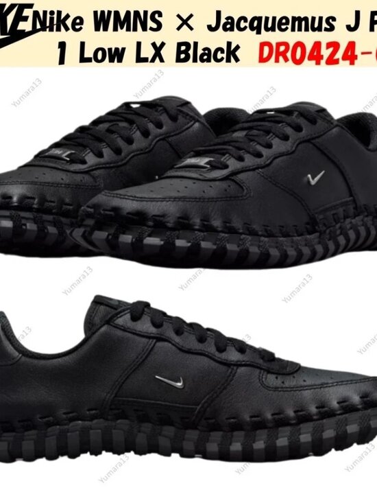 NIKE Shoes - Nike J Force 1 LX SP x Jacquemus Low Black Women's - DR0424-001 SIZE 15.5 NEW